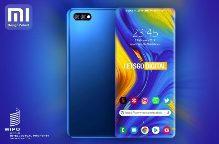 小米新手机专利曝光 全面屏这次来真的？